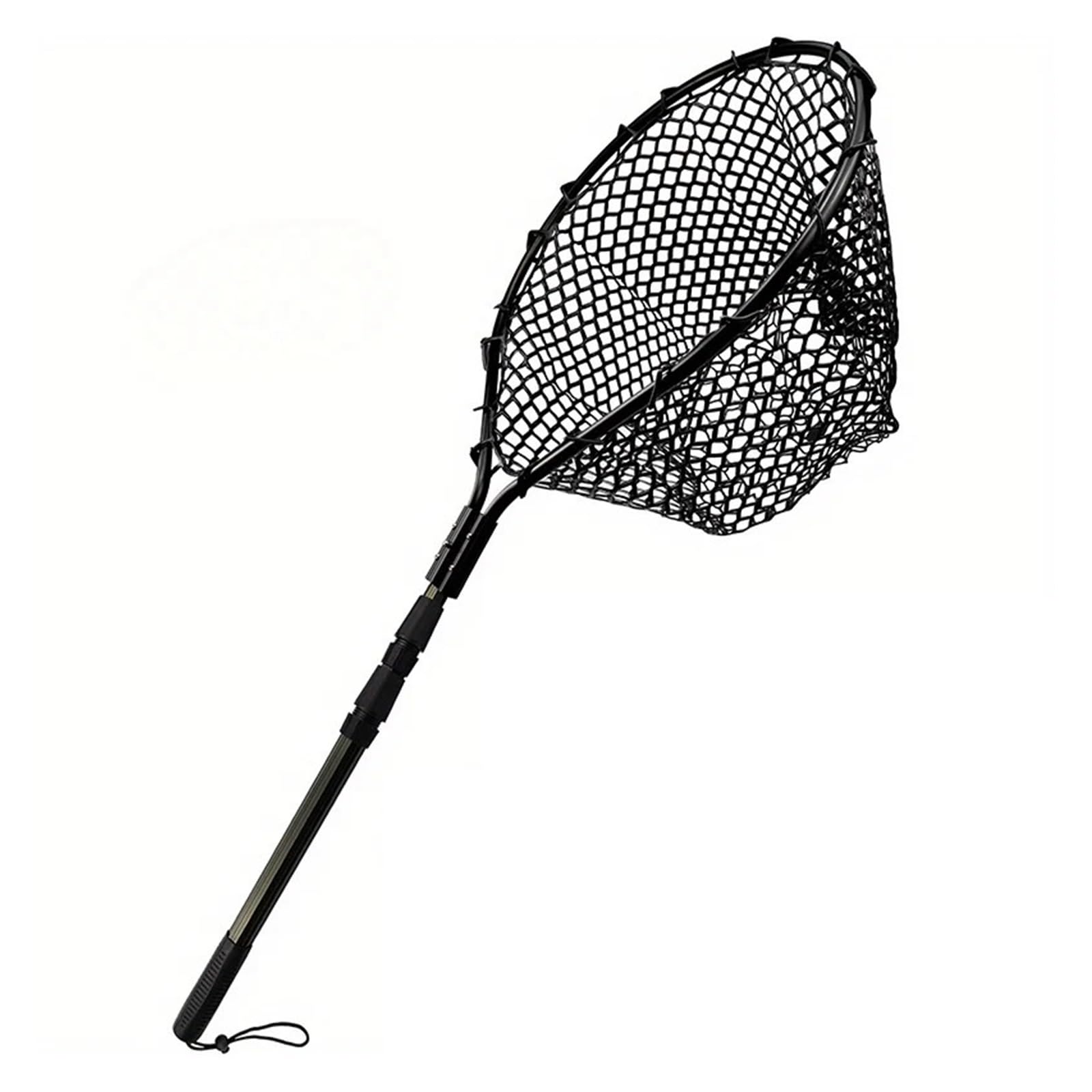 1 pz Rete da Pesca In Gomma Guadino Grande Per Acqua Salata Duty Grande Pieghevole Retrattile Rete Da Pesca Manico Lungo