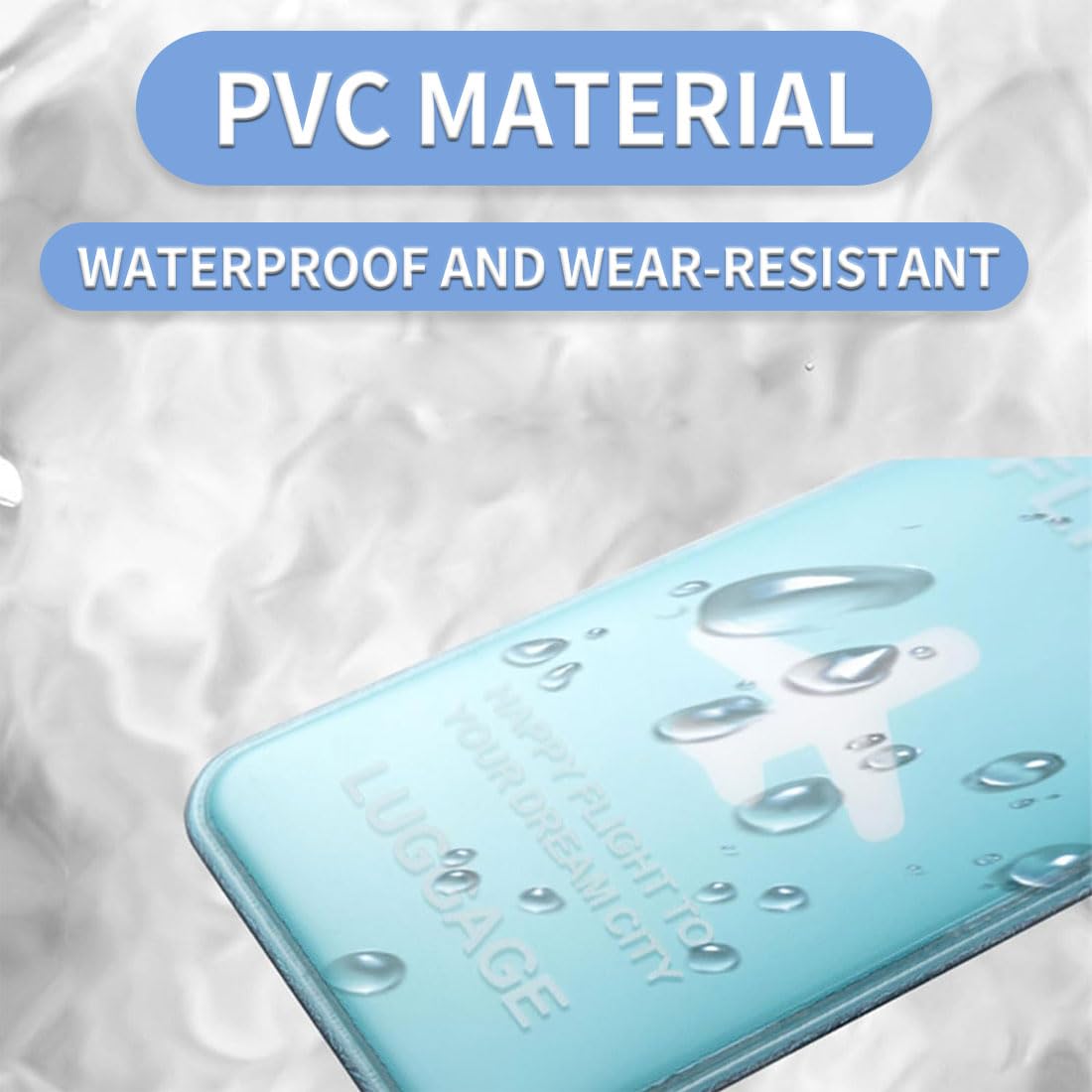 Etichette Per Bagagli In Silicone - 5 Pezzi Con Cinturino - Targhette Per Valigie E Viaggi - Foto 13