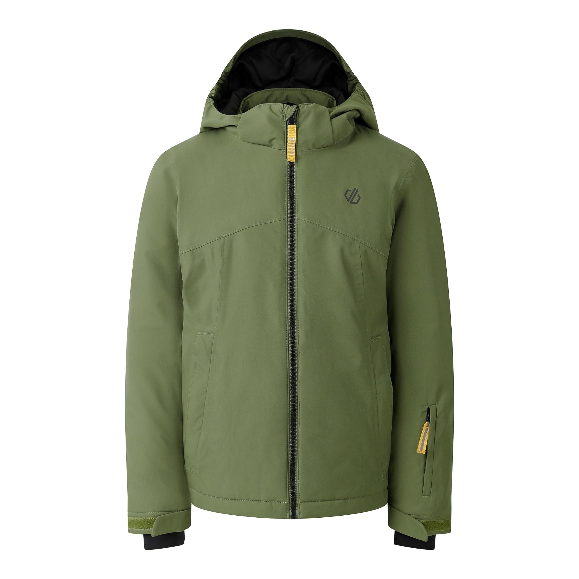 Dare2b Unisex Kids Impose V Ski Jacket, Martini Olive, 15-16 Years EU