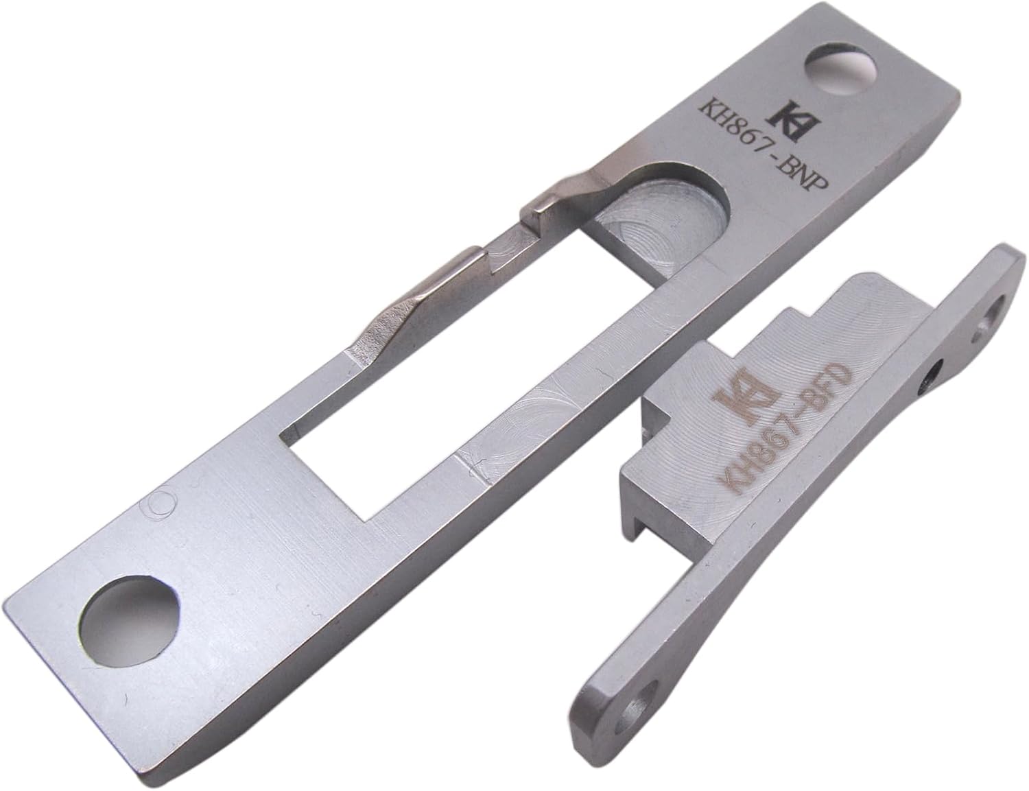 CKPSMS Brand -1SET Binding Needle Plate & Feed Dog #KH867-BNP/BFD Compatible with/Replacement for Durkopp Adler Brand 867 Single Needle Sewing Mchine