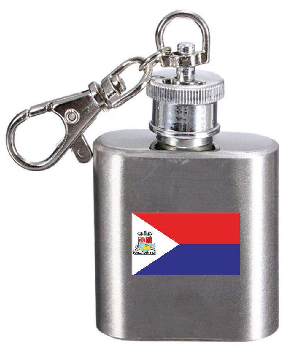 Flasque porte-clés gravé Vila Velha Espirito Santo en acier pour clé