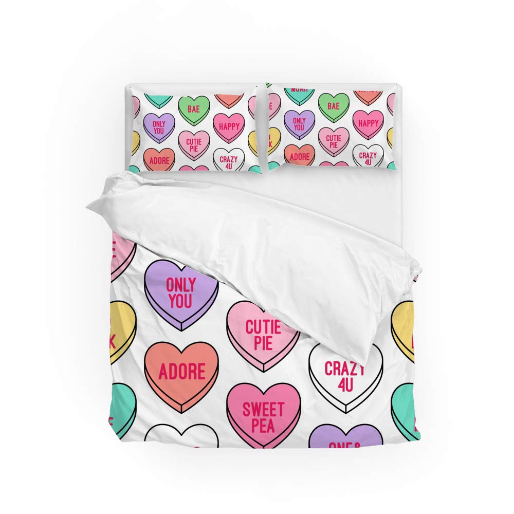 Parure de lit King size colorée CHEHONG en polyester durable et ultra doux pour votre chambre