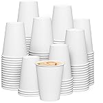 GUSTO [12 oz. - 300 count Disposable White Paper Cups, Hot Coffee Cups - Eco-Friendly Hot Cups (Formerly Comfy Package)