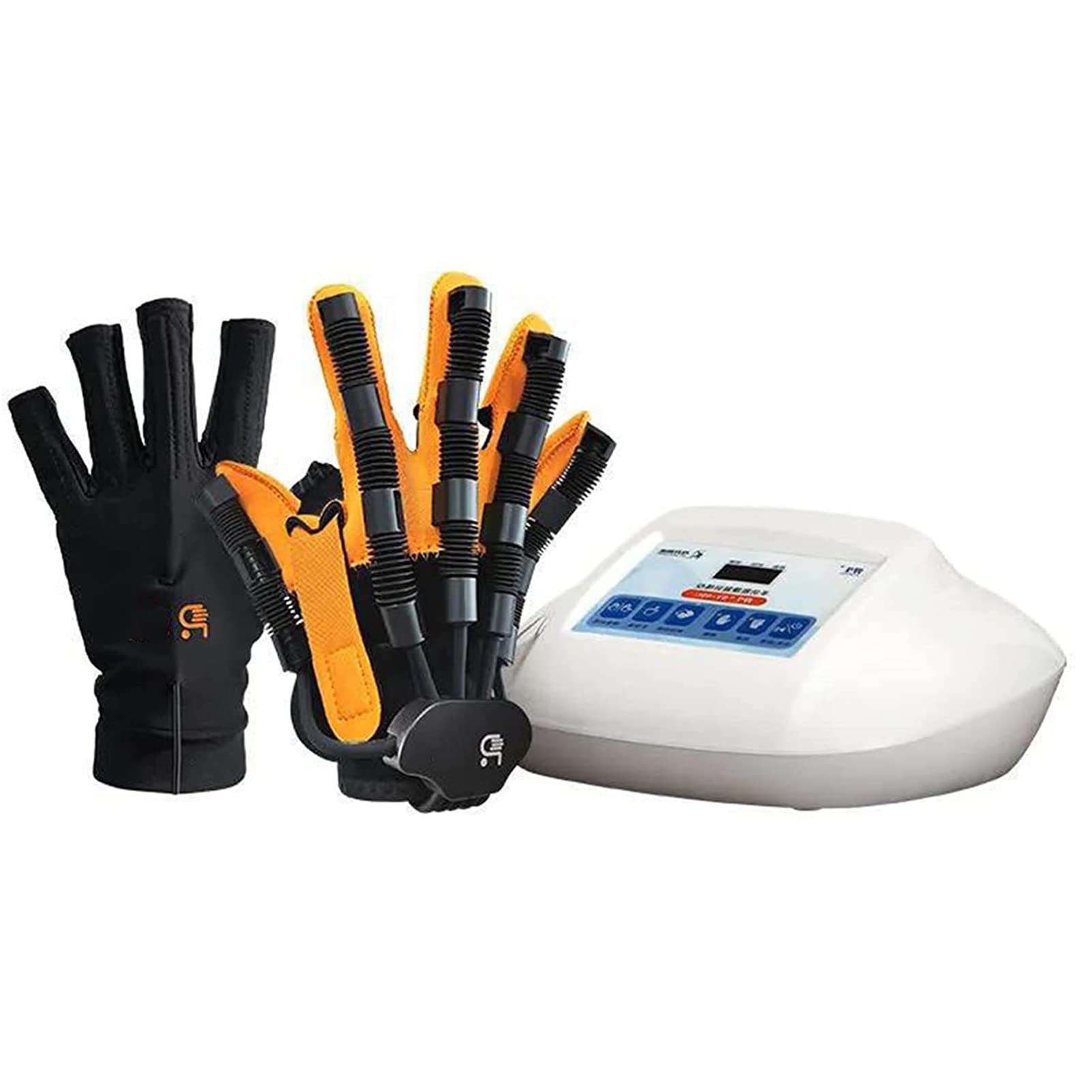 ZZBB Rehabilitation Robot Glove Electric Finger Hand Training Physiotherapy Equipment Stroke Hand Rehabilitation Robot for Training Finger,Right,L