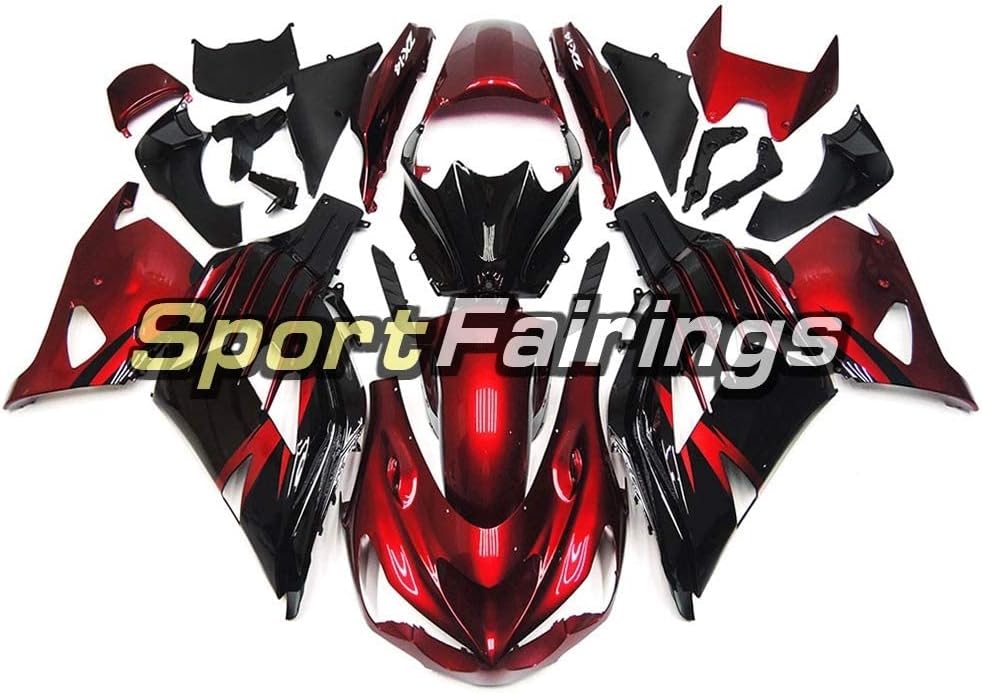 SPMOTO 外装部品の適応モデル ブラックレッド ABS 樹脂射出オートバイ