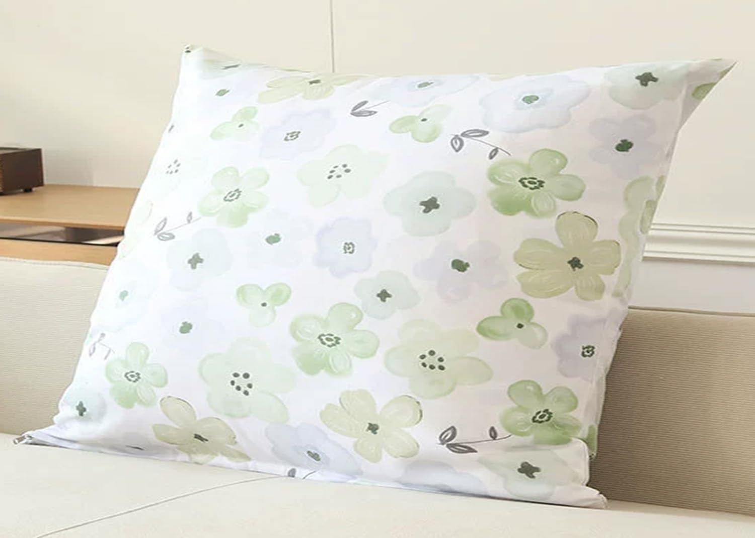 Boho Cotton Canvas Cushion Covers Modern Floral Decorative Pillowcases