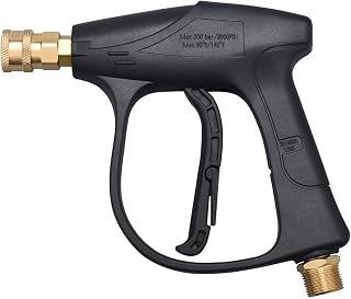 CGACOL High Pressure Power Washer Gun Kit 3000 PSI Pressure Washer Spray Gun M22-14mm Fitting with 1/4" Quick Connector for Car Pressure Power Washers