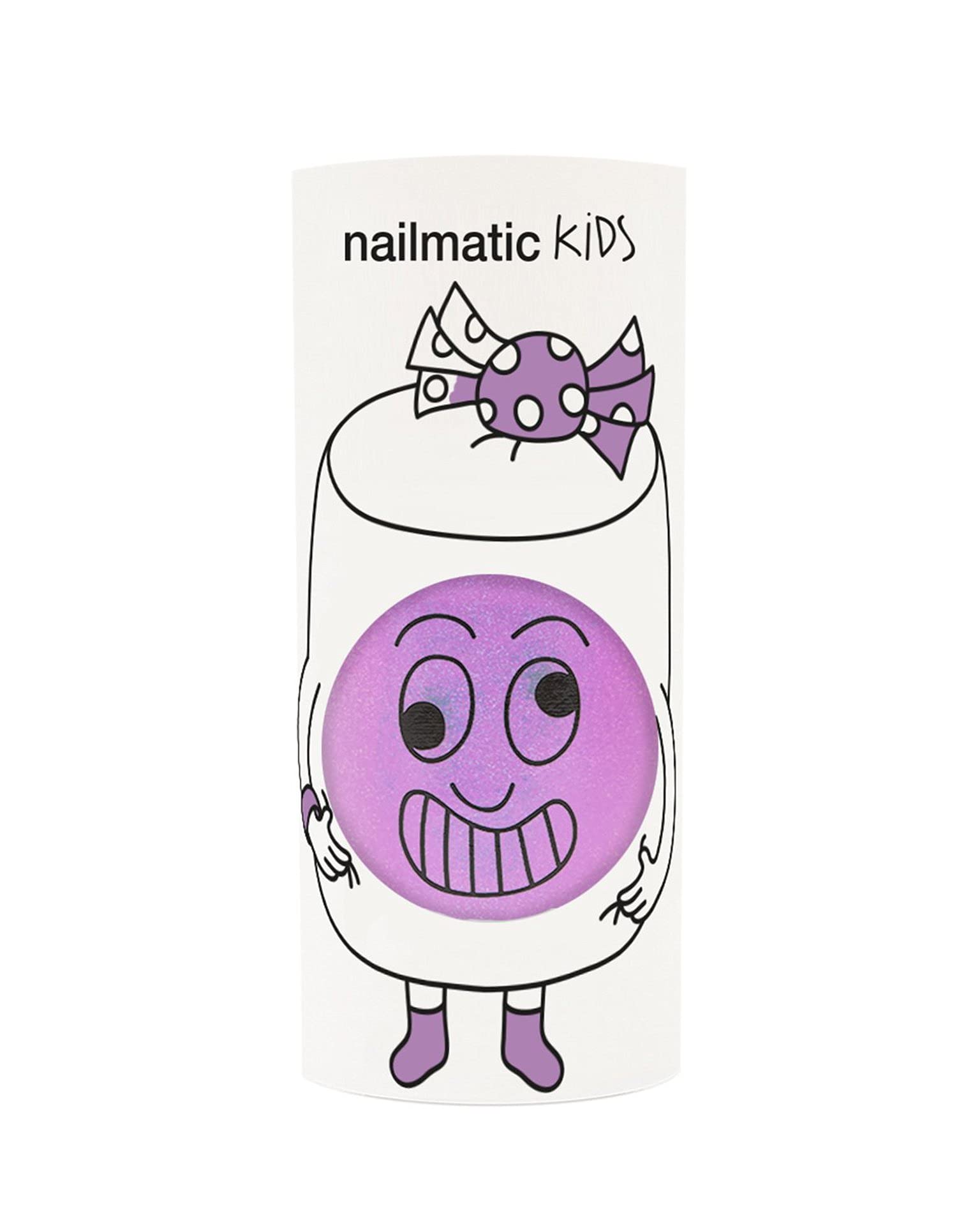 Nailmatic Kids Water Based Nail Polish Marshi Neon Lilac 8 ml