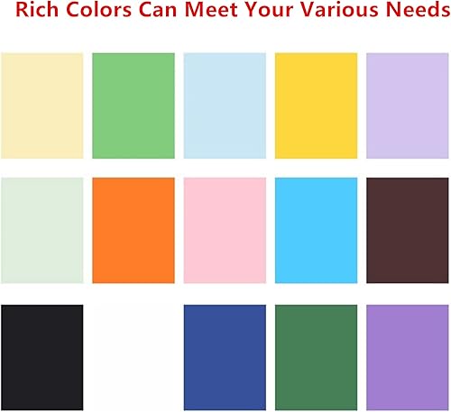 Miniatura 7 de Hysiwen 20 hojas de cartulina de color rojo y verde de Navidad de 8.5 x 11 pulgadas, 92 libras de grosor de papel para hacer tarjetas, invitaciones,