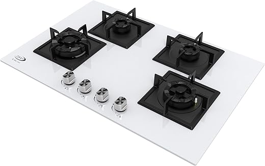 Oxygen by Jyoti – Oxy 728 CBG White | Brass Burners Suitable for Indian Cooking | Automatic Multi-spark Ignition | 2-in-1 Built-in or Tabletop |…