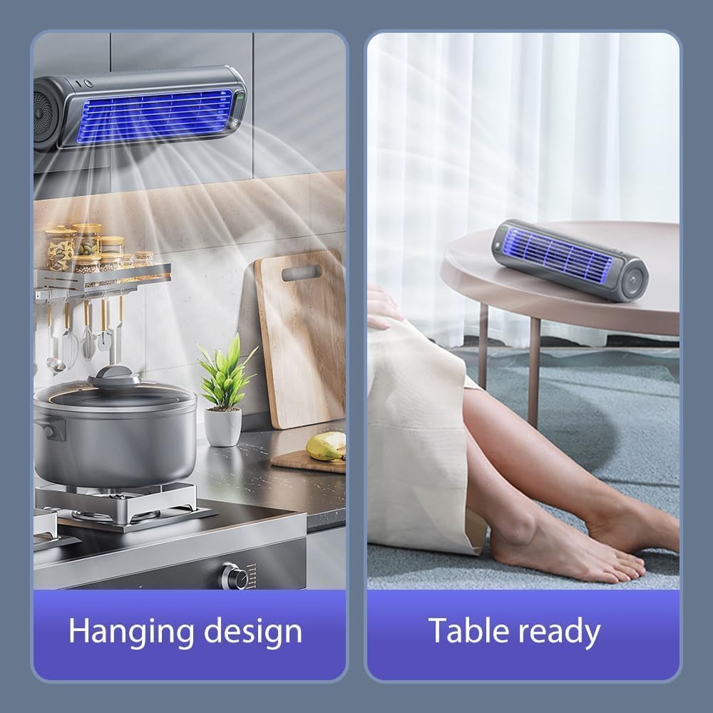 SWZEC CoolBreeze | Portable Air Conditioner Fan – Wireless Bladeless Design(Blue)