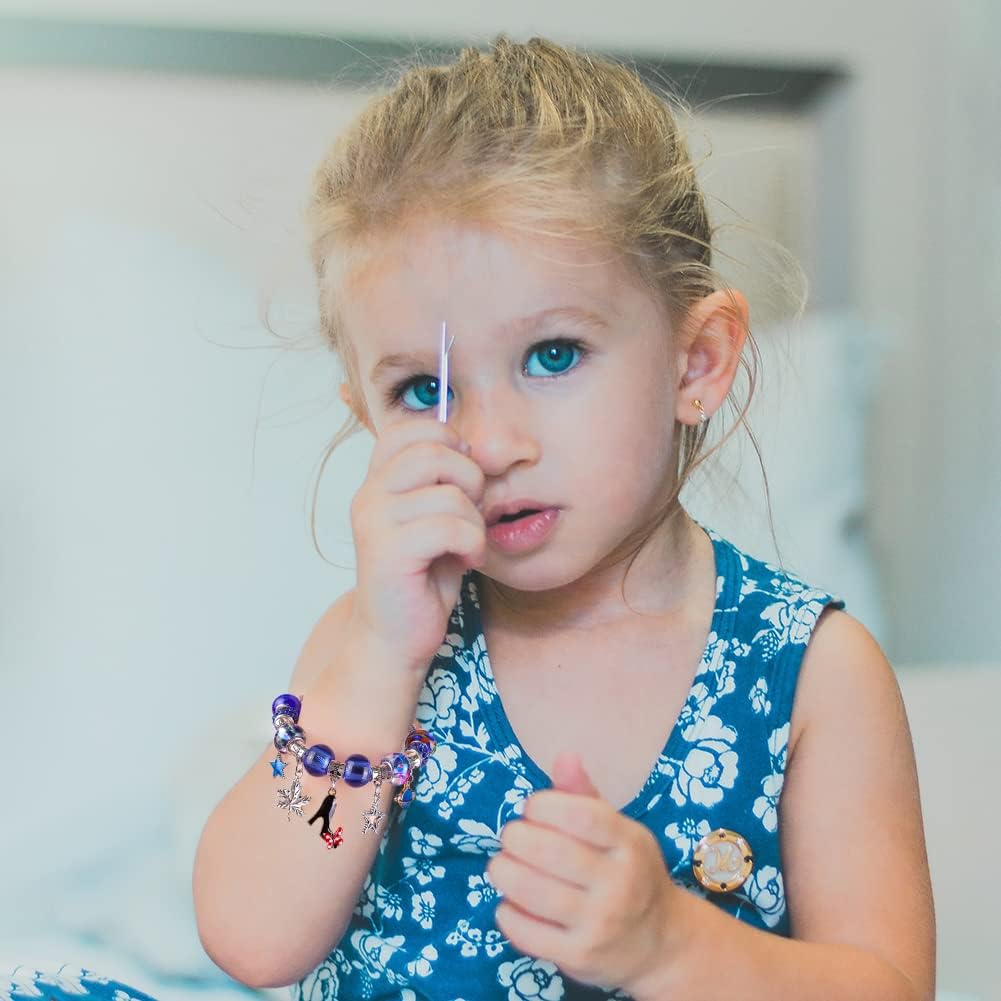 100 Assorted European Craft Glass Beads - Large Hole Mixed Color Crystal Spacer Beads for DIY Charms Jewelry Making - Image 5