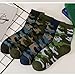 DMMWCX Sock 5 Pairs Of Men'S Socks Camouflage Compression Mid-Calf Socks For Everyday Wear-Green1-5 Pairs