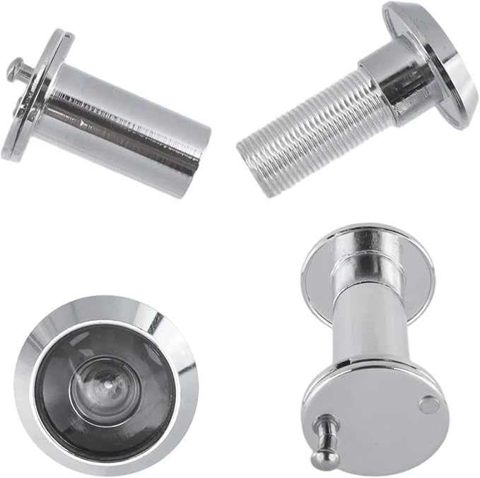 Mirilla para puerta sólida de aleación de zinc 200° paquete 3 miniatura 3