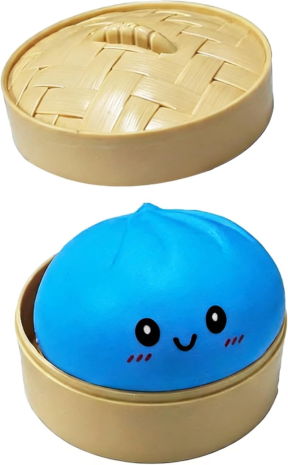 Big Dumpling Anti-Stress Dumplings Surprise Fidget with Box (Blue)