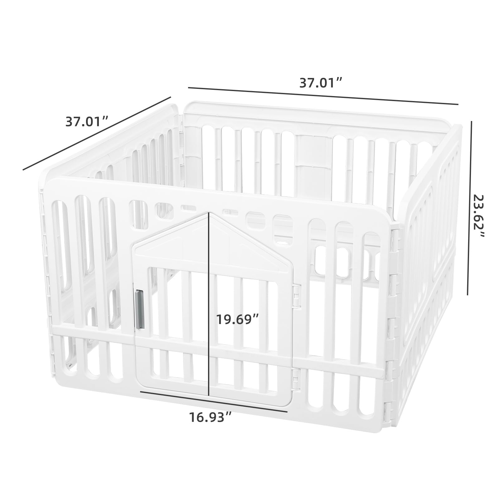 Dog Playpen, DIY Shape Combination Puppy Pen,25.5