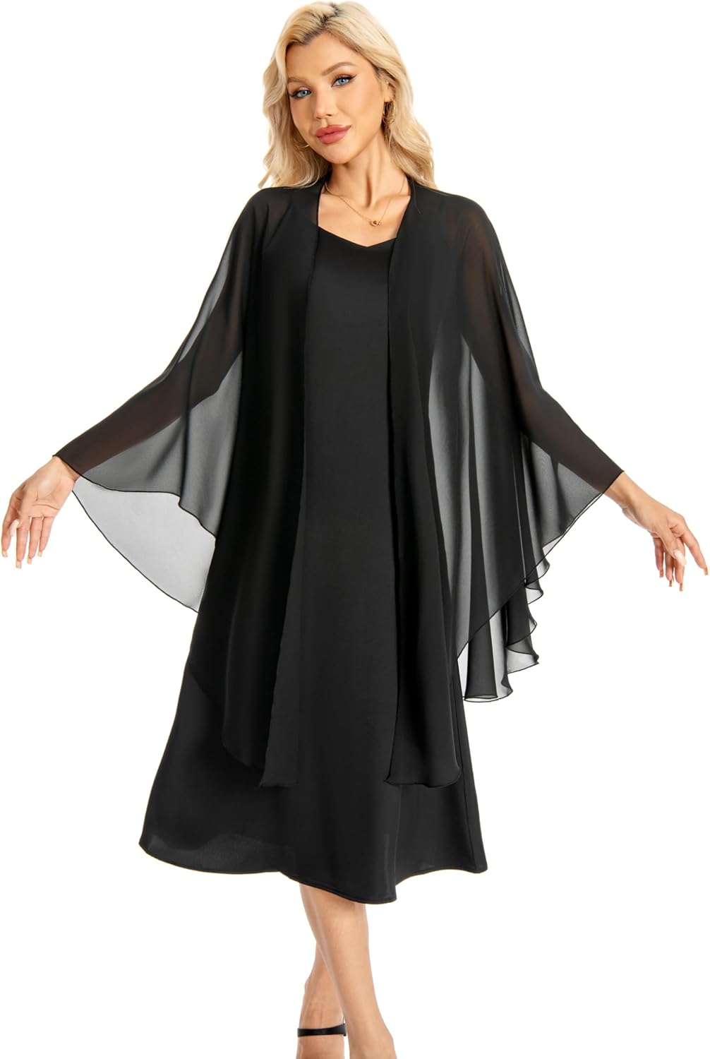 Women's Shawls and Wraps for Evening Dress Chiffon Scarf Soft Elegant Pashmina Wedding Bridal Scarve - Image 4