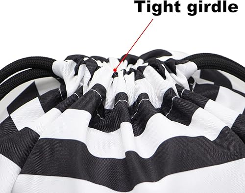 Miniatura 4 de HOLYLUCK - Mochila, bolsa deportiva con cordón ajustable para gimnasio