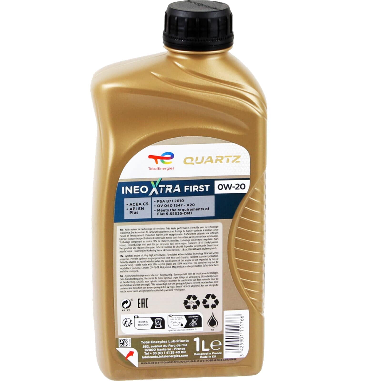 Total 4x Öl (4 L) | 214313, Synthetisches Motorenöl