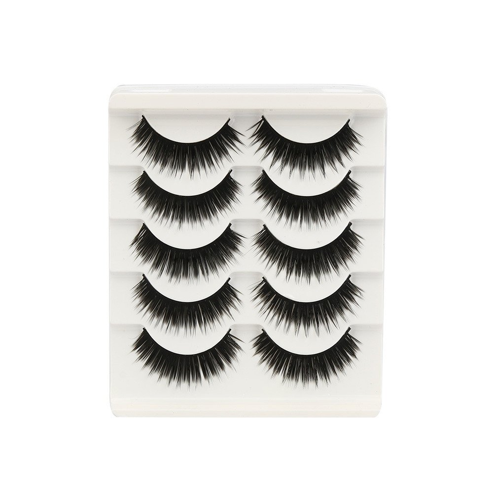 Magnetic Lashes Natural Looking Handmade Long Makeup 5 Pair Eyelashes False Big Black Fashion Natural Eyelashes Lashes One