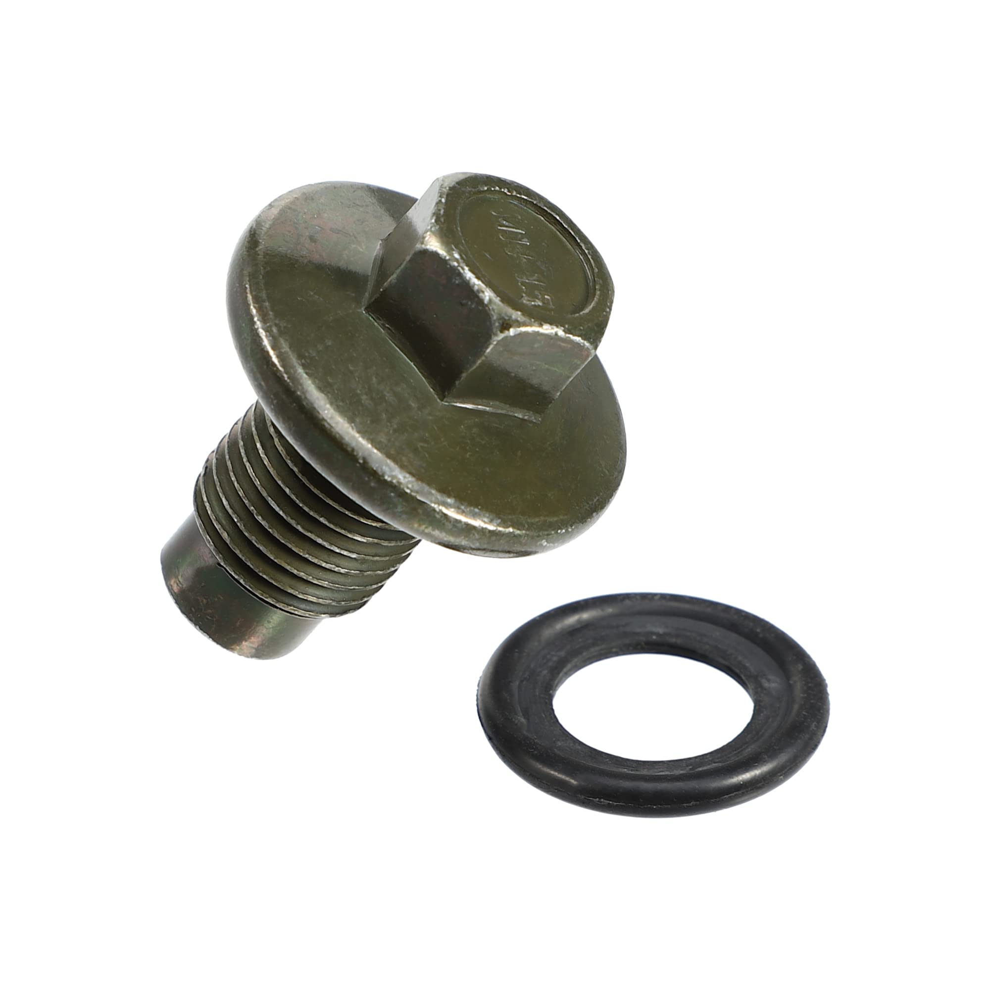 A ABSOPRO 4 Bouchons Vidange Huile + Joint Pour Ford Street Ka 03-05 | Vert Foncé, Acier, 34x28mm, 1013938, Pour Ford B-Max 12-20, C-Max 07-20, Focus 04-12, Transit 00-20, Pour Jaguar XK8 02-06