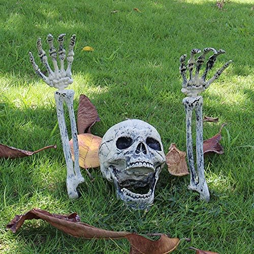 Realistic Skeleton Stakes Halloween Decorations for Lawn Stakes G...