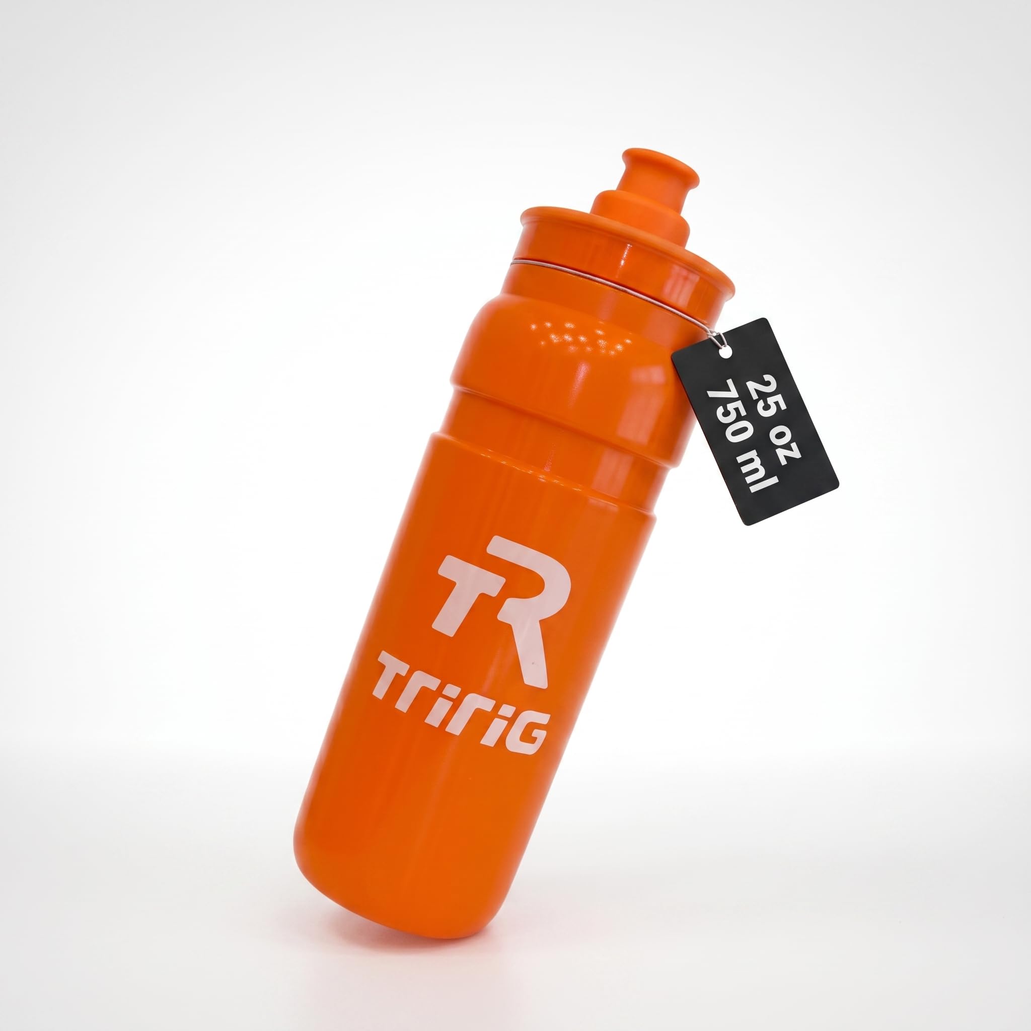 TRIRIG TR Orange Cycling Water Bottle for Triathlon Bikes 750ML / 25oz