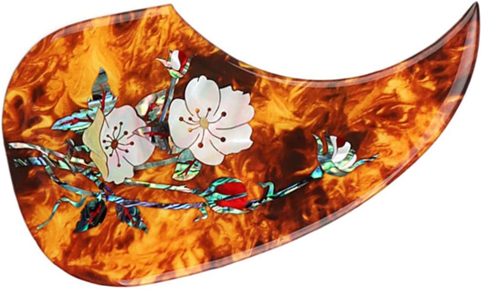 ERINGOGO Abalone Guitar Pickguard Classical Guitar Pick Guards Celluloid Self