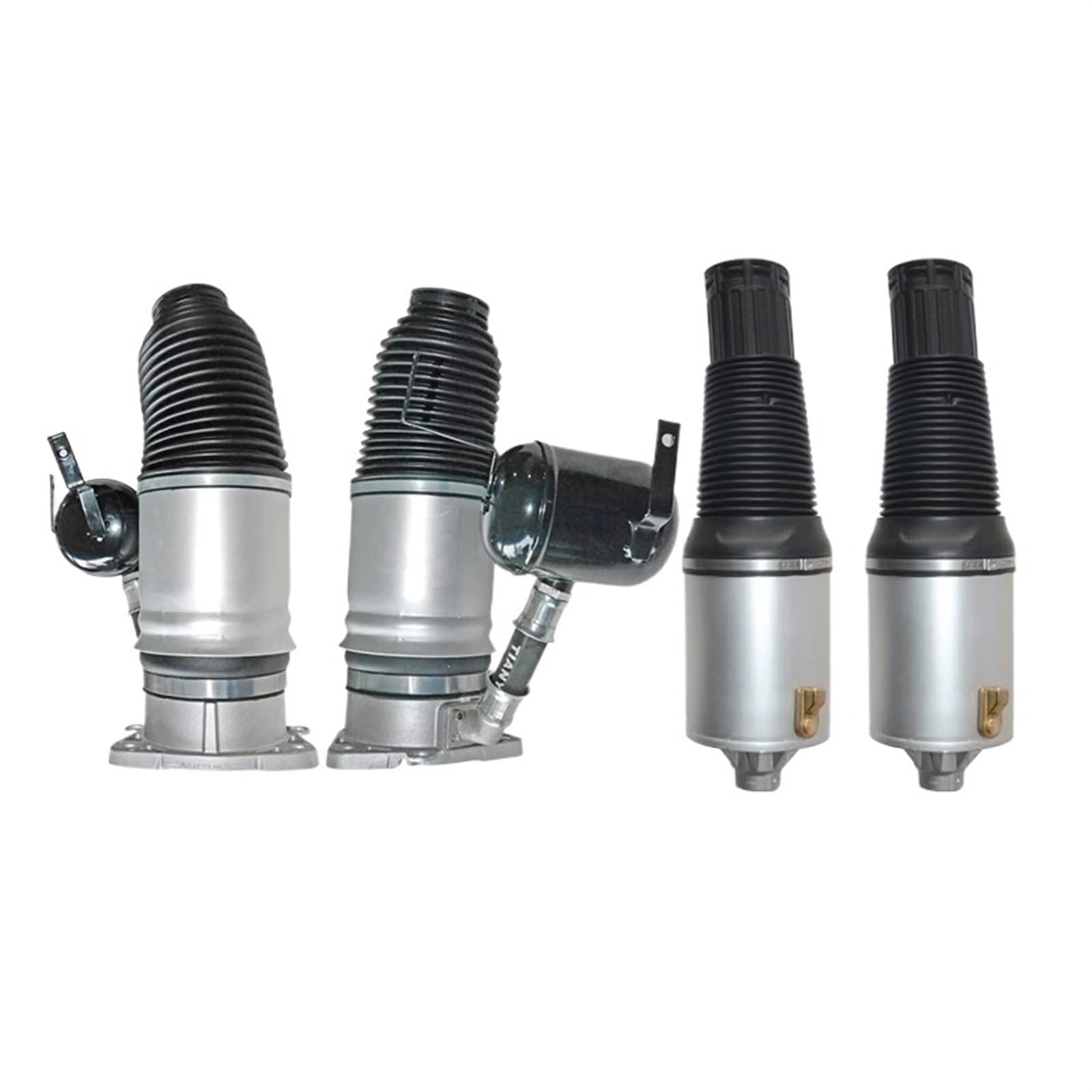 Kit di riparazione del puntone dell'ammortizzatore della sospensione pneumatica della molla pneumatica dell'auto da 4 pezzi anteriore e posteriore sinistra + destra Compatible for A8 S8 (D3 / 4E)