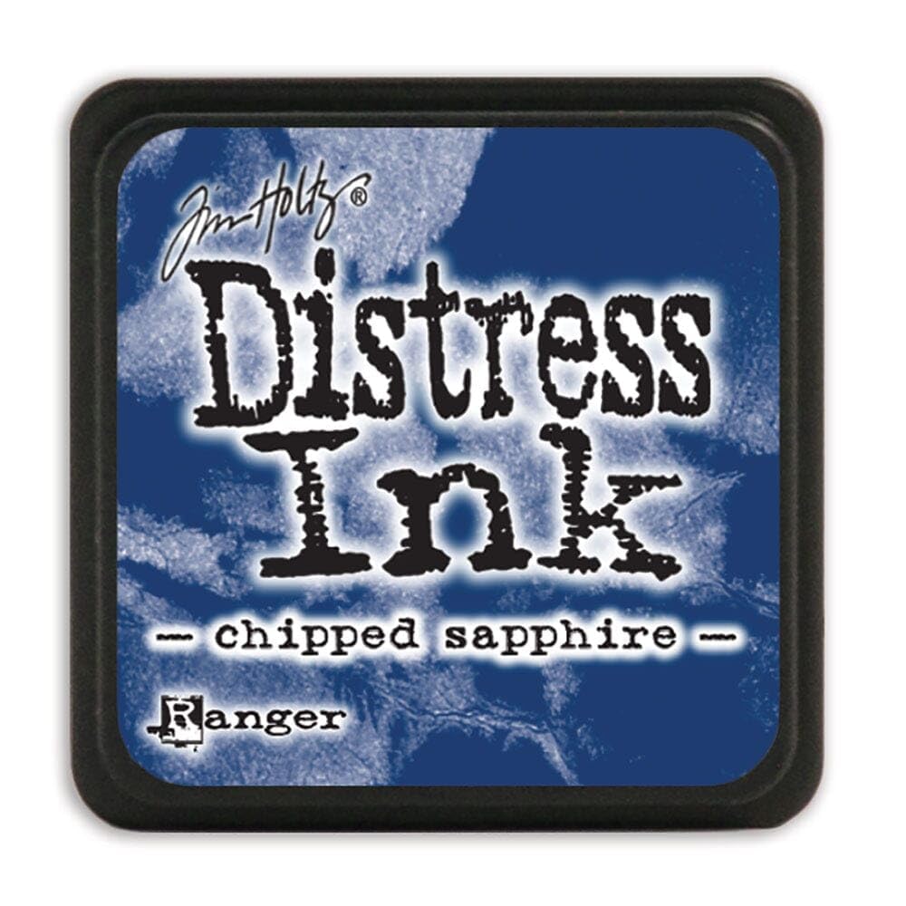 Ranger Distress Mini Ink Pad-Chipped Sapphire