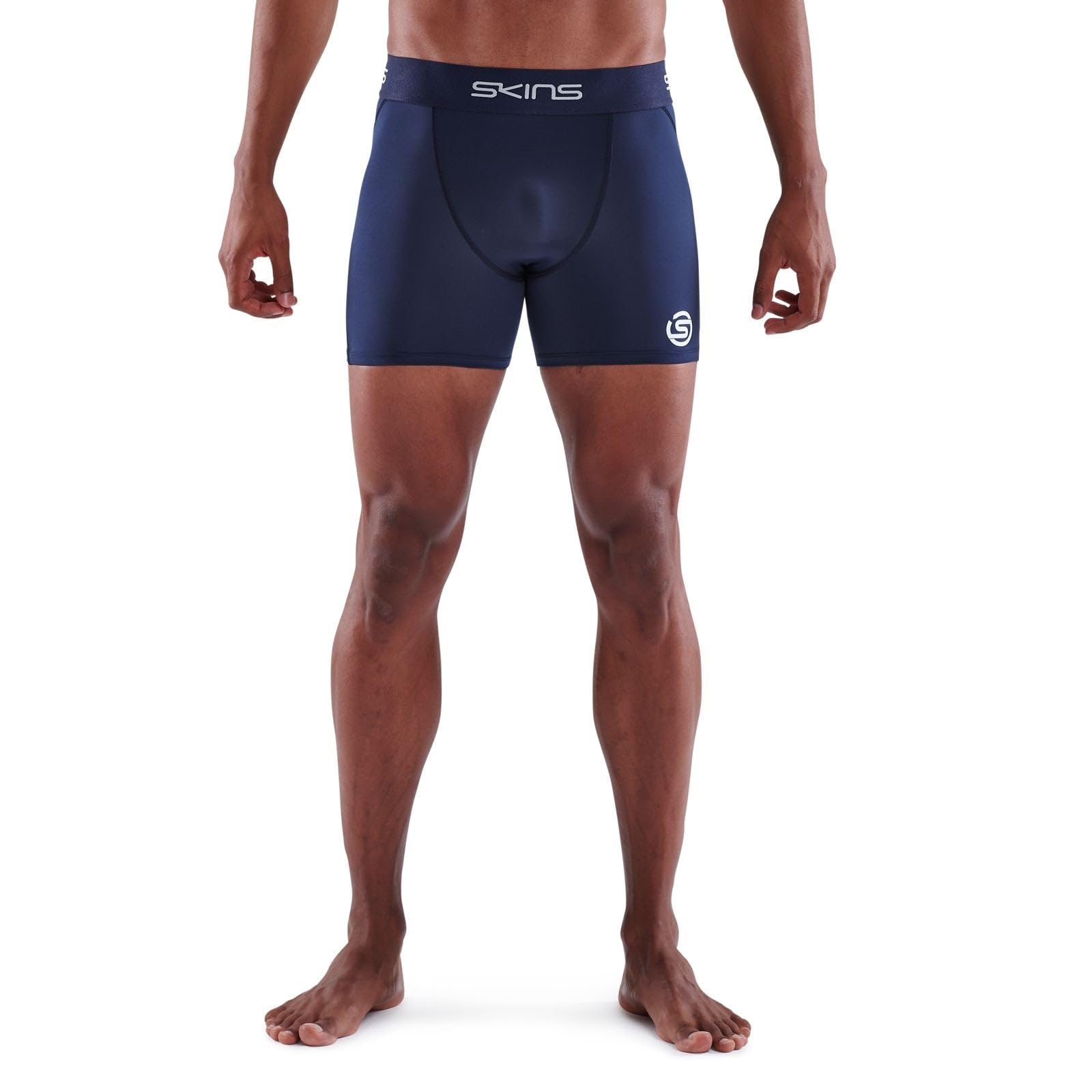 Skins Series-1 Men's Premium Compression Shorts-Improve Circulation, Reduce Soreness for Rugby, Running & Workouts XXL Navy Blue