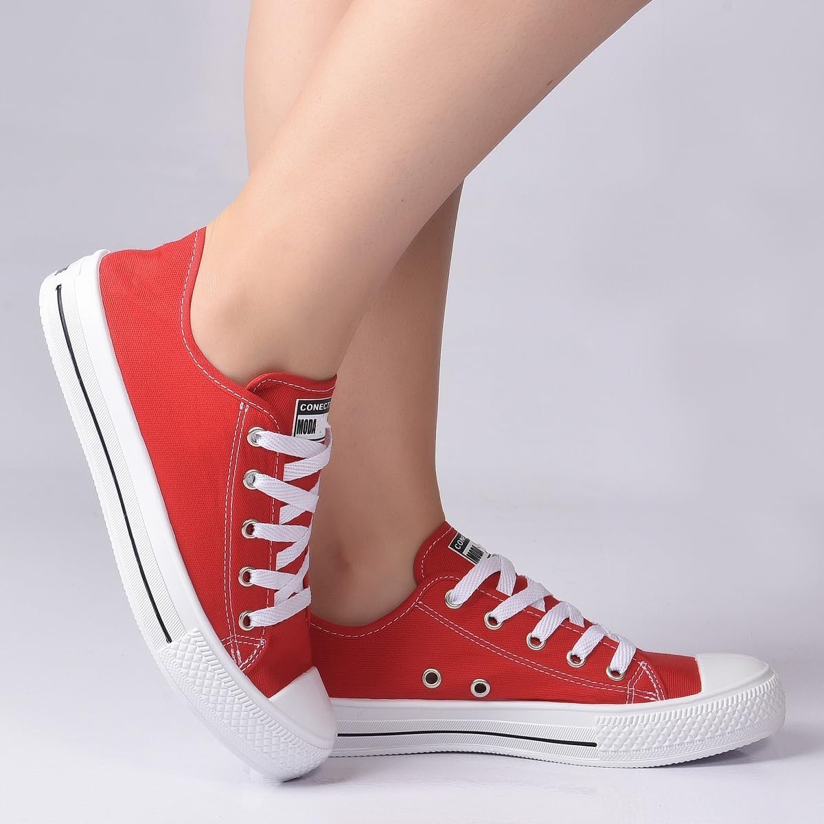 Tenis Casual Feminino Cano Baixo Branco Moda Leve Tenis Casual Feminino Cano Baixo Branco Moda Leve