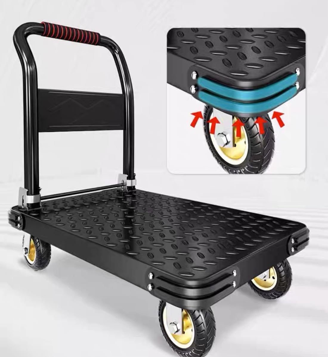 Chariot industriel 90 x 60 cm pour organiser votre atelier ou espace de stockage