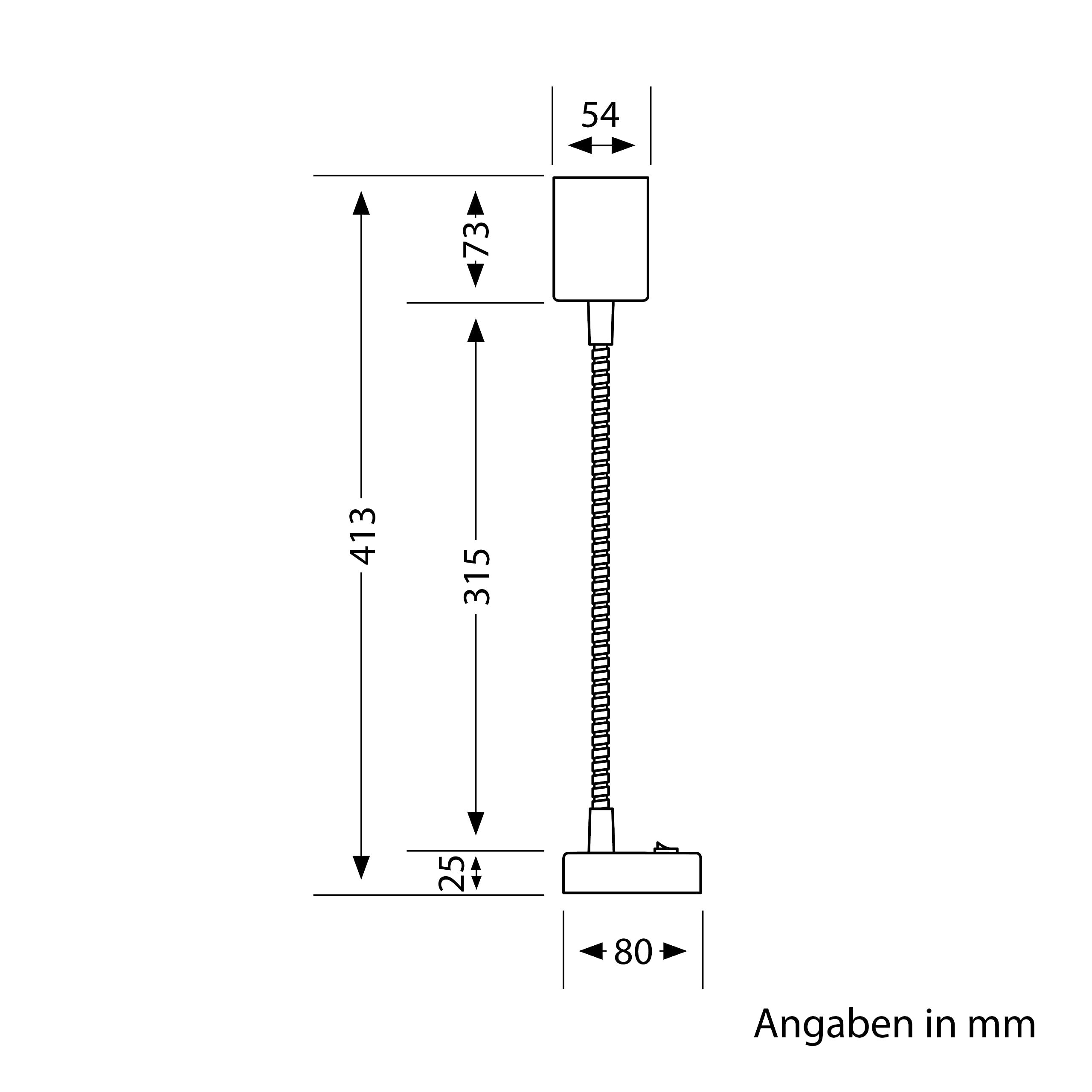 ledscom.de Lampada da lettura/parete WAIKA, collo d'oca, interruttore, bianco opaco, 1x GU10 max. 60W