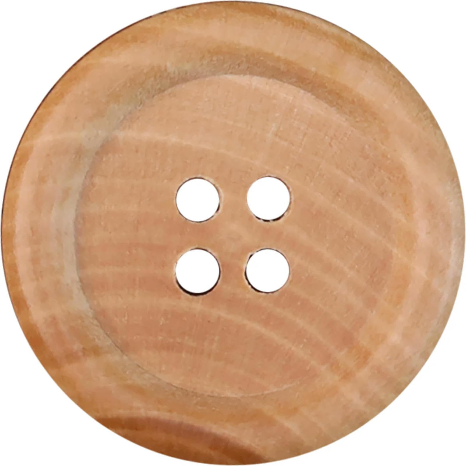 11,5 mm-30 mm Solidny eko-toplarowy drewniany guzik bez dodatków, guzik dziecięcy, naturalny materiał, bawełna, len, majsterkowanie, biały, 30 mm, 12 szt.(23mm)
