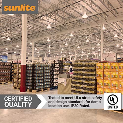 Sunlite 82108 Led A23 Light Bulb, 26 Watts (300W Equivalent), High Output, 4000 Lumens, Medium E26 Base, 120-227 Multi-Volt, Non-Dimmable, Ul Listed, 3000K Warm White #TOP3