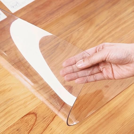 Amazon.com: HoSwag 40"X60"Crystal PVC Table Cover Protector, Waterproof ...