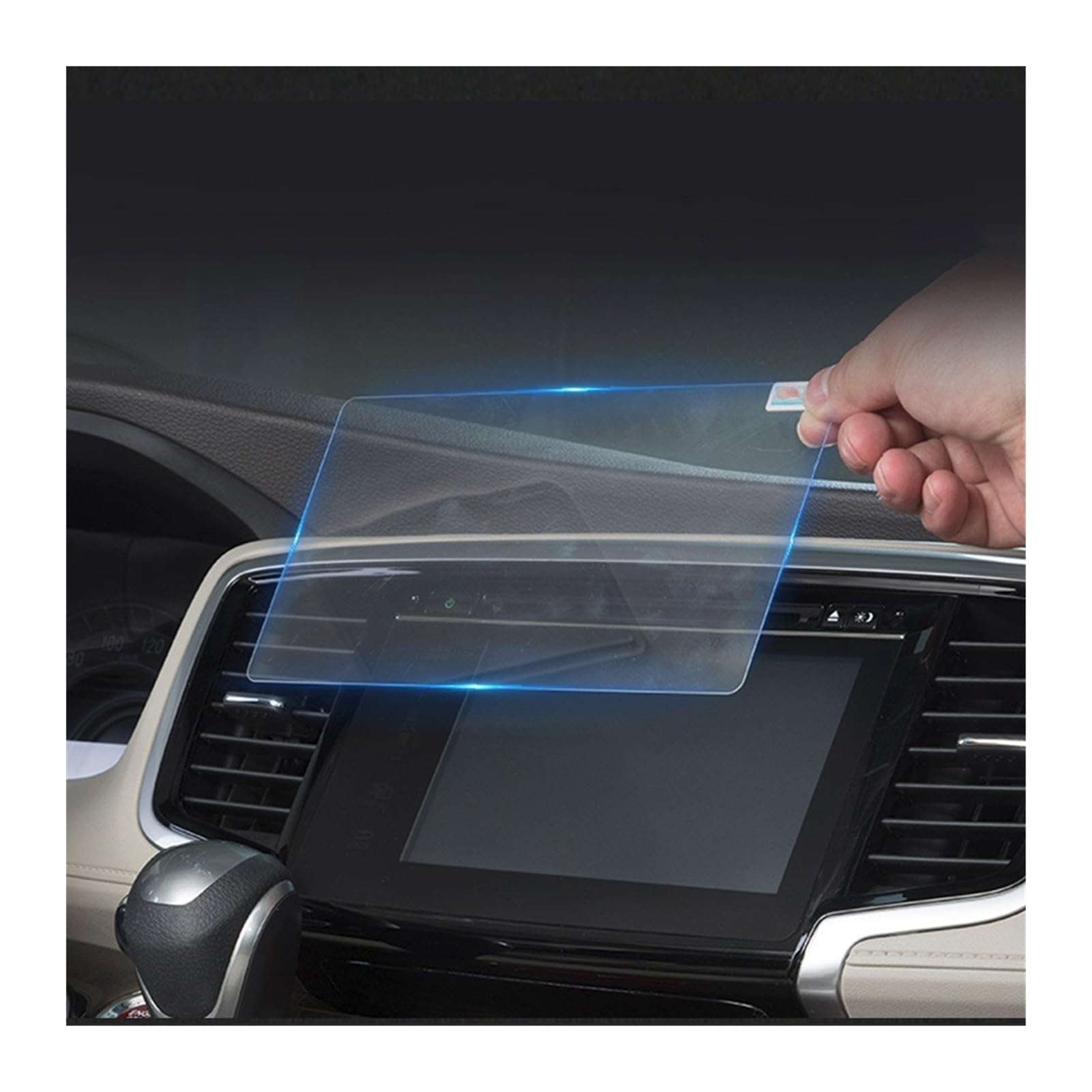 Pellicola Protettiva Auto Navigation 8 9 10 pollici Pellicola Proteggi Schermo In Vetro Temperato Per Indash 2 Per DIN Car DVD GPS Radio Stereo Sistema Di Navigazione Multimediale ( Colore : 8inch