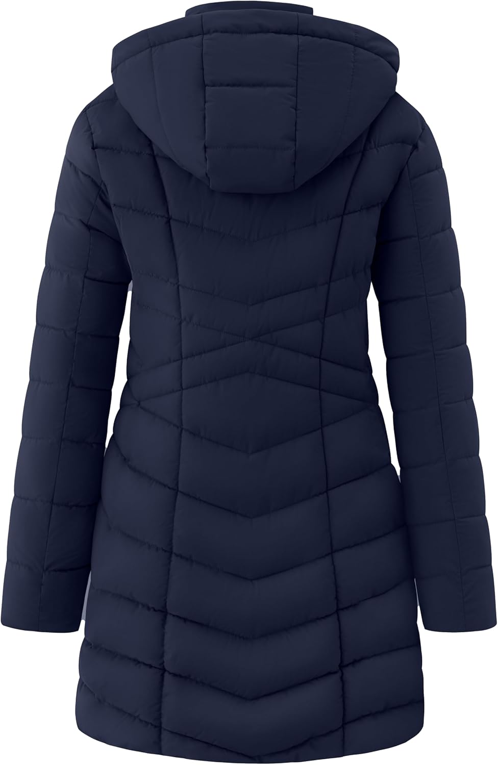 wantdo Women's Puffer Jacket Warm Padded Winter Coat Long Quilted Jacket (Available in Plus Size) - Image 3