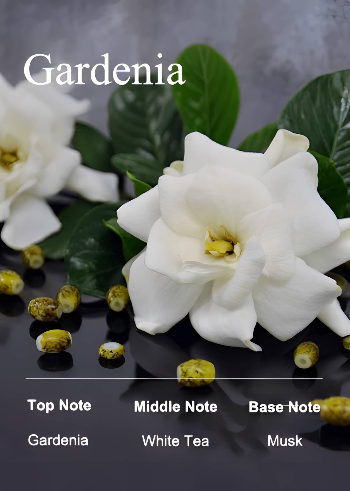 Diffusoröl der Hotelkollektion, 500 ml (16,9 oz) ätherische Öle für die Aromatherapie, lang anhaltendes Duftöl mit 10 Rattanstäbchen, ideal für Raumerfrischer, Zuhause(Gardenia)