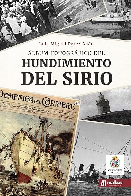 Portada de Album fotográfico del hundimiento del Sirio