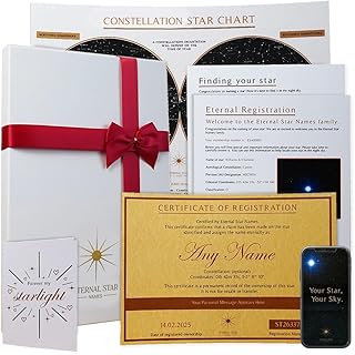 Name A Star Gift Personalised Christmas Romantic Gifts For Her Or Anniversary Present For Him Gifts From Wife, From Husband, Gifts For Wife, Boyfriend, Girlfriend, Women Or Men, Fiancee Keepsake