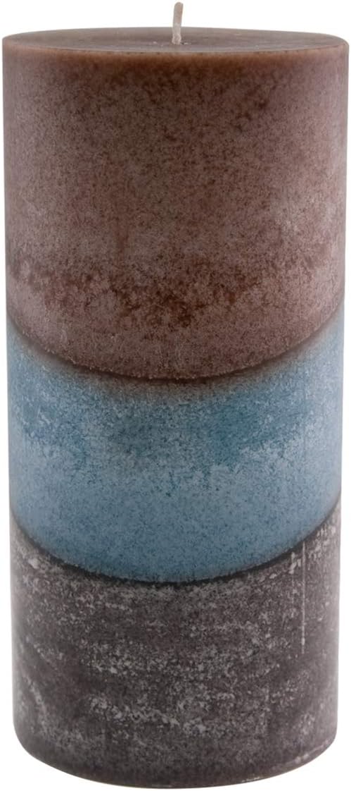 Wicks N More Seaglass Scented Candle, 3x6 Pillar