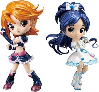 Pretty Cure Q posket CureBlack + CureWhite Pearl Color Ver. Juego de 2 (negro curado/blanco curado)