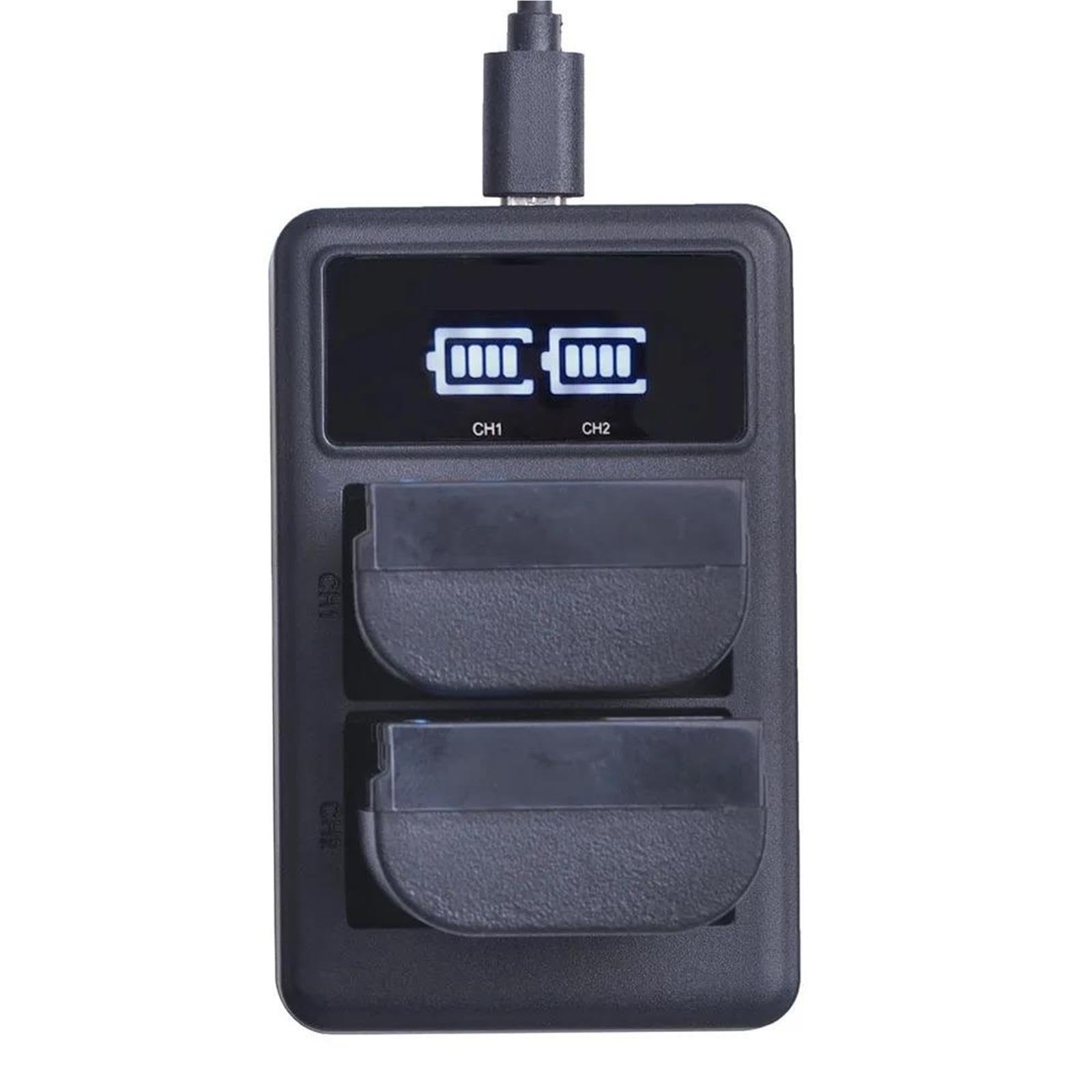 LP-E6 Batteria for Fotocamera Caricatore Doppia Porta