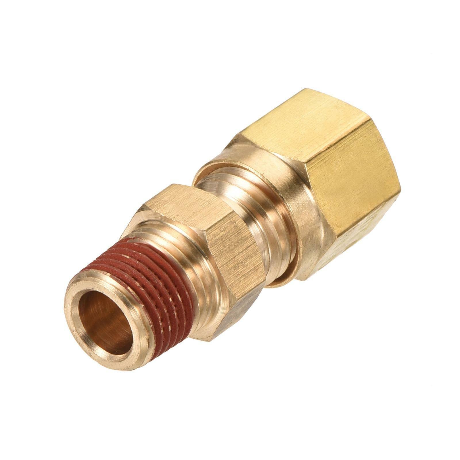Tool parts Brass Compression Tube Fitting 1/8NPT x 1/4