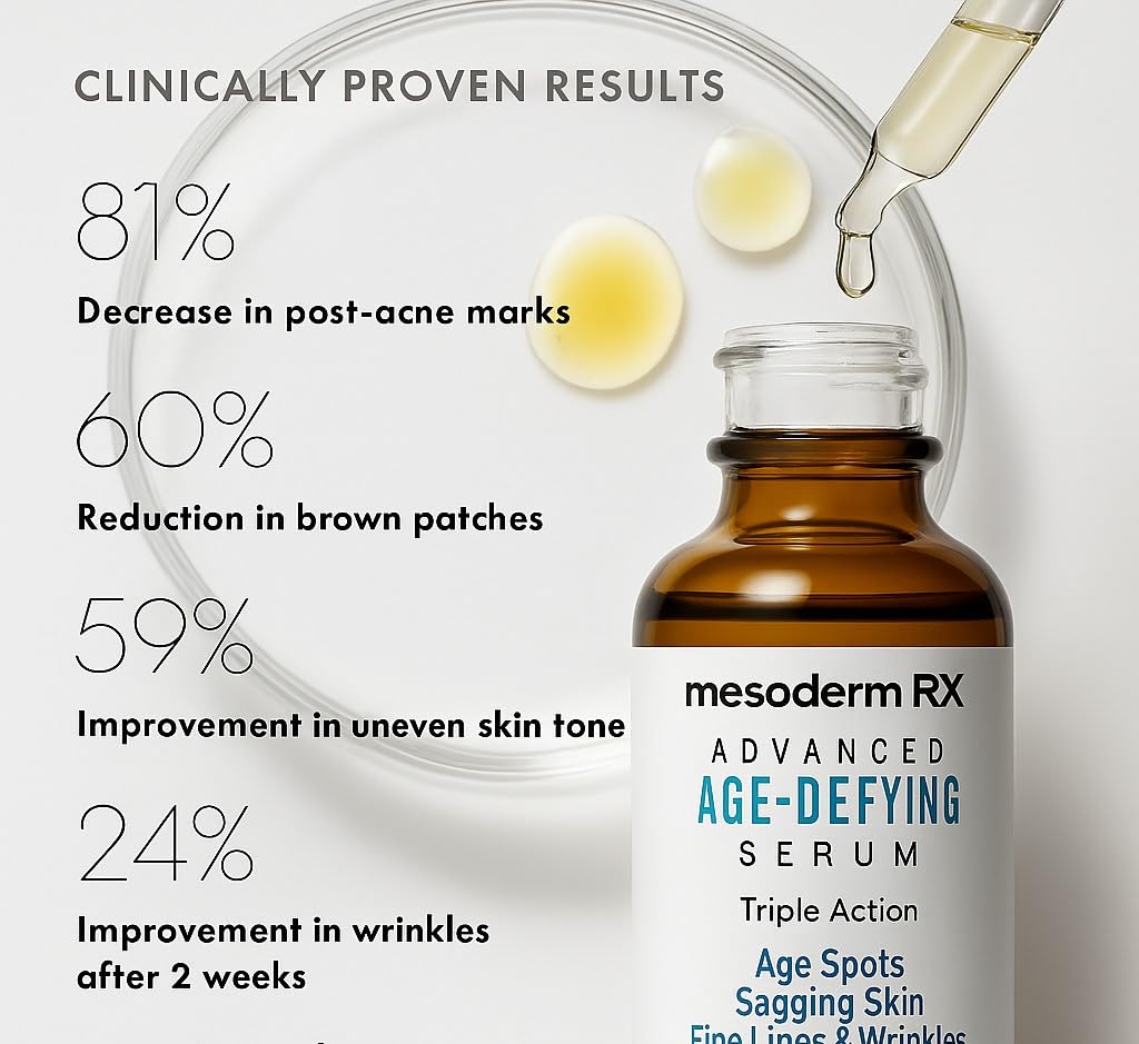 Advanced Age-Defying Serum, Triple Action for Age Spots, Sagging Skin, Fine Lines & Wrinkles, 1 fl oz