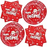 🧇 Servieren Sie auf dem vollflächig gestalteten Dessertteller leckeren Stollen, Weihnachtskekse, Zimtschnecken oder auch cremige Torten an den Festtagen.