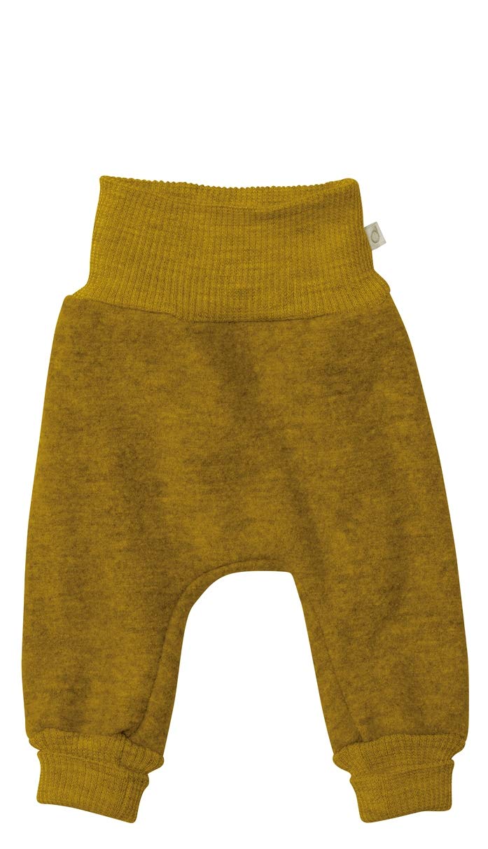 Disana Pantaloni in lana merino biologica, colore oro
