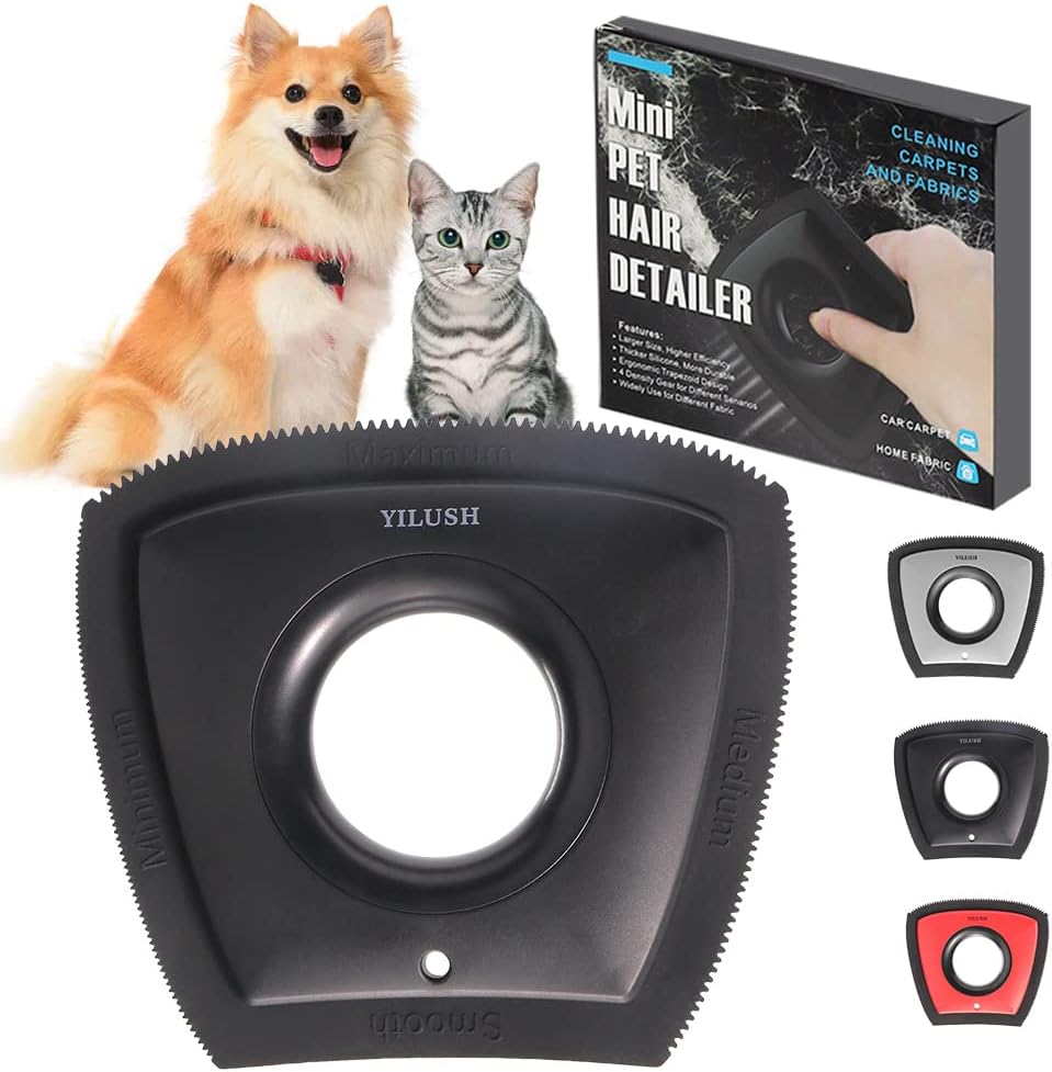 YILUSH Pet Hair Remover for Couch, Dog Hair Remover, Cat Hair Remover with 4 Cleaning Modes,Professional Hair Remover Brush for car Detailing,Carpets, Furniture,Home Fabric